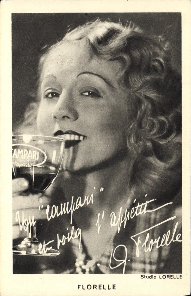 G. Florelle — Publicidade para Campari — Studio Lorelle - Frente