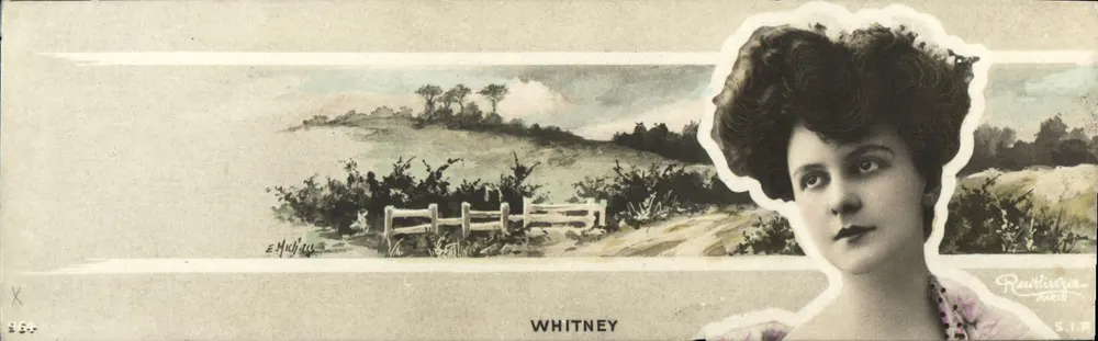 Whitney — Landschaft mit Frau — Verlag Roussetier, Paris, Nr. S.I.P. - Vorderseite