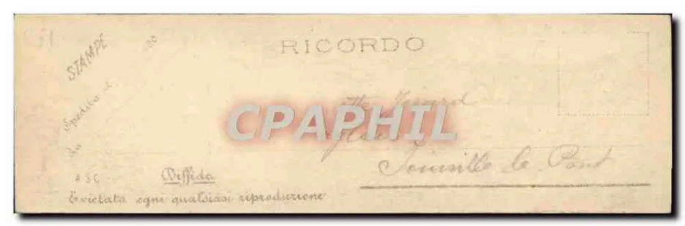 Frau in Abendkleid — Photographie — Ricordò - Rückseite