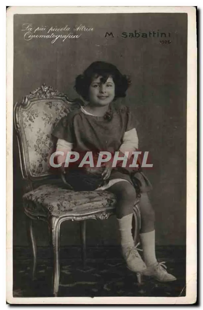 Die kleinste Filmschauspielerin — M. Sabattini — 1926 - Vorderseite