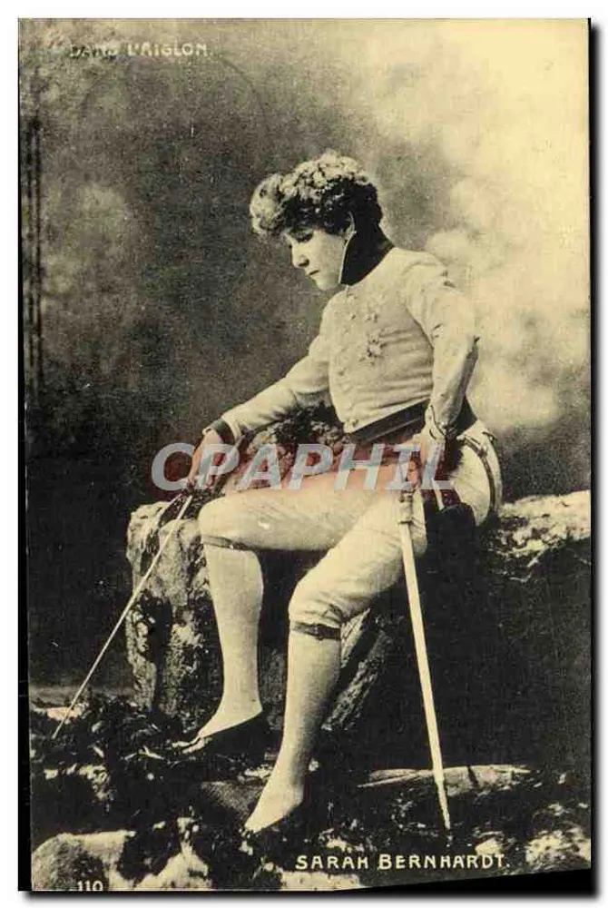 Sarah Bernhardt — in der goldenen Zeit — Verlag David L'Aiglon, Nr. 110 - Vorderseite