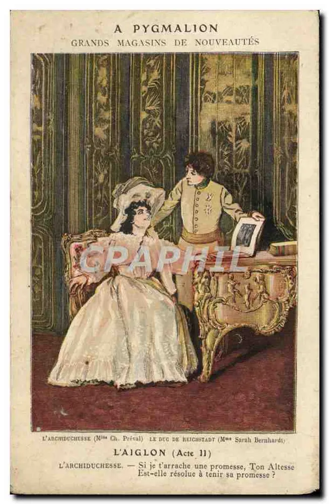 Pygmalion — Szene aus Akt II — G. Urion Fils, Petit & Cie - Vorderseite
