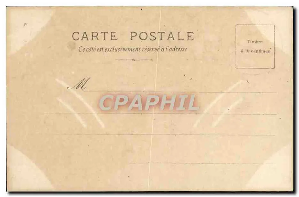Sarah Bernhardt in L'Aiglon — P. Botter, Paris - Rückseite