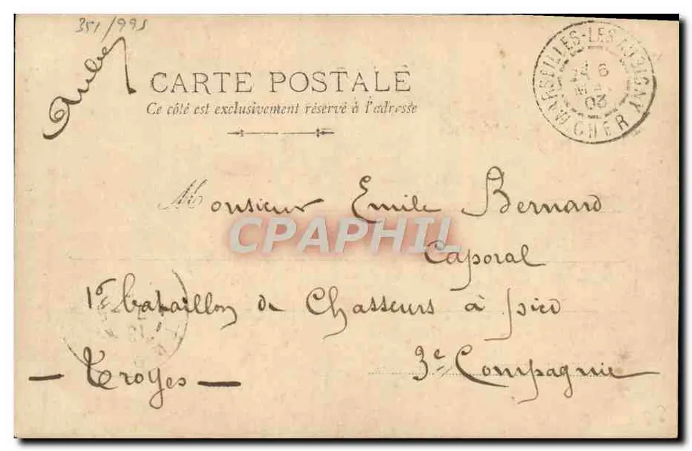 Frau inmitten von Zeitungen — Cover des Zeitungsblatts 'Le Journal' — Ausgabe von 1903 - Rückseite