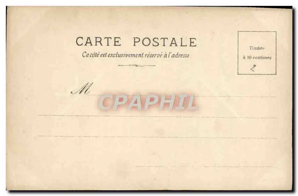 Cleo de Mérode — Portrait — S.I.P. PARIS, 3e série N°3 - Rückseite