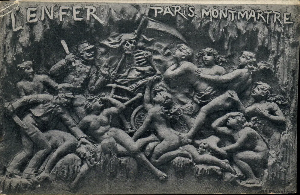 L'Enfer — sculpture monumentale — Paris Montmartre - Vorderseite