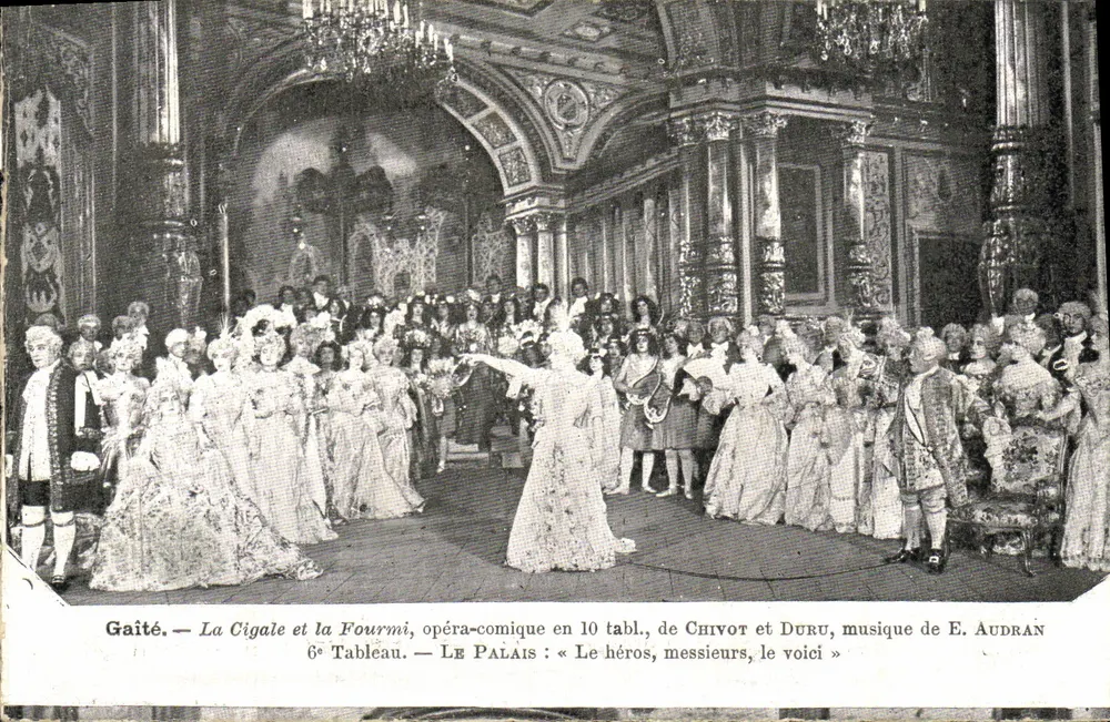 Gaité — Die Heuschrecke und die Ameise, Operette — Verlag nicht sichtbar - Vorderseite