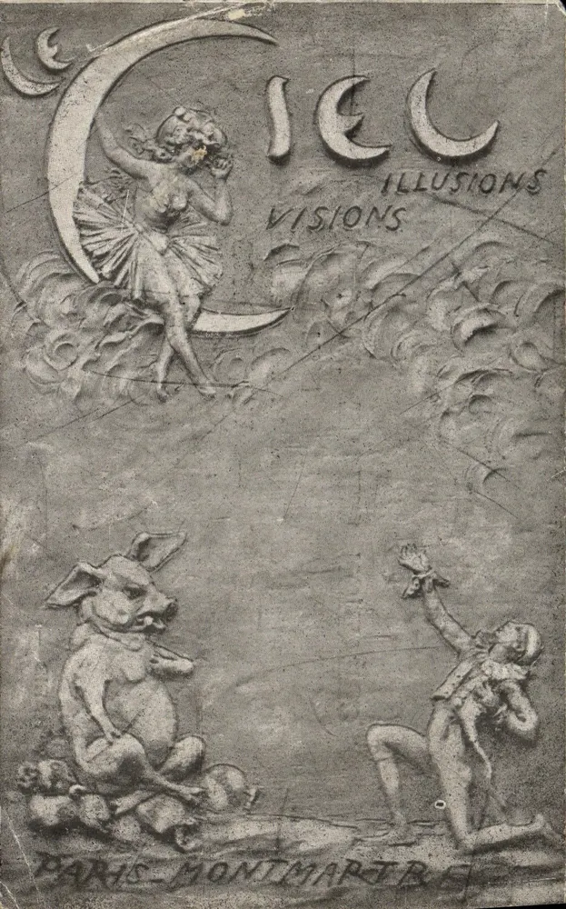 Ciel Illusions Visions — Cabaret du Ciel, Paris-Montmartre — éditeur A. Alexander - Recto