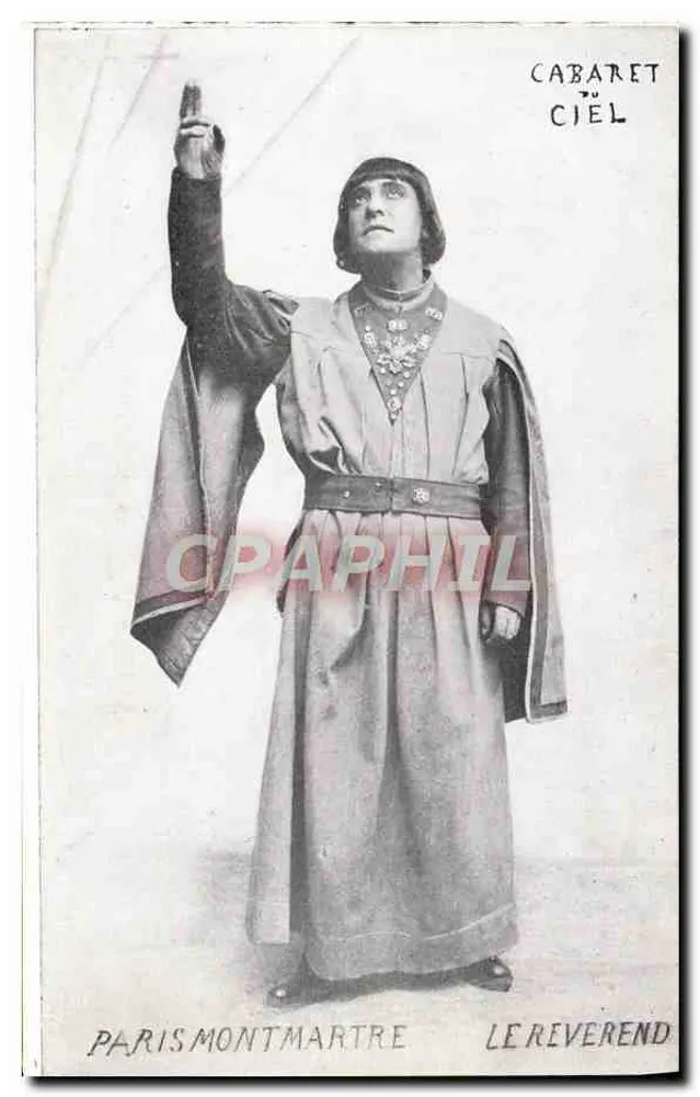 Orientalisches Kostüm — Cabaret Ciel — Paris Montmartre - Vorderseite