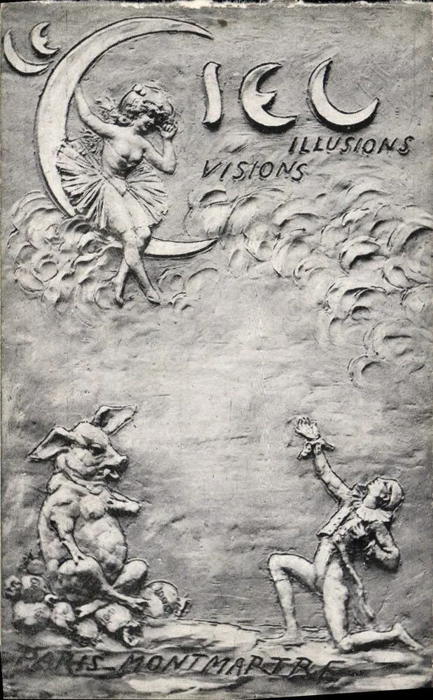 Das Himmel — Illusionen und Visionen — Künstlerisches Kabarett in Montmartre - Vorderseite