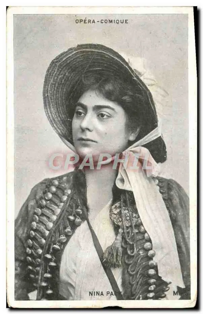 Nina Paix — Opéra-Comique — éditeur M. 8 - Frente