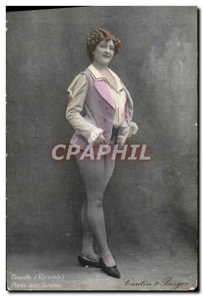 Ginette (Variétés) — Ansicht von Paris am Variétés — Caution & Berger - Vorderseite