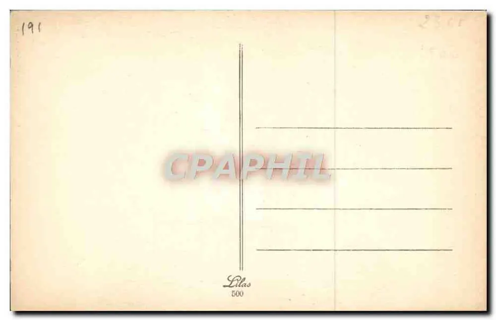 Buchstabe E — Paar in den Bergen — A. Gaillard - Rückseite