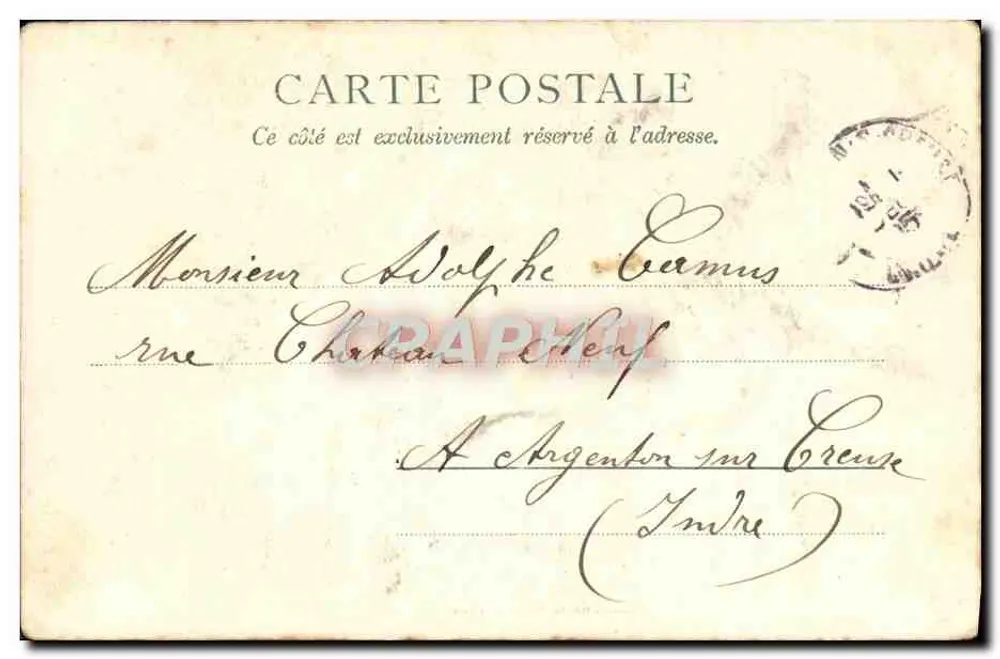Drei Männer in Arbeitskleidung in einem Landschaftsbild — Kunzil Fores, Verleger, Paris - Rückseite