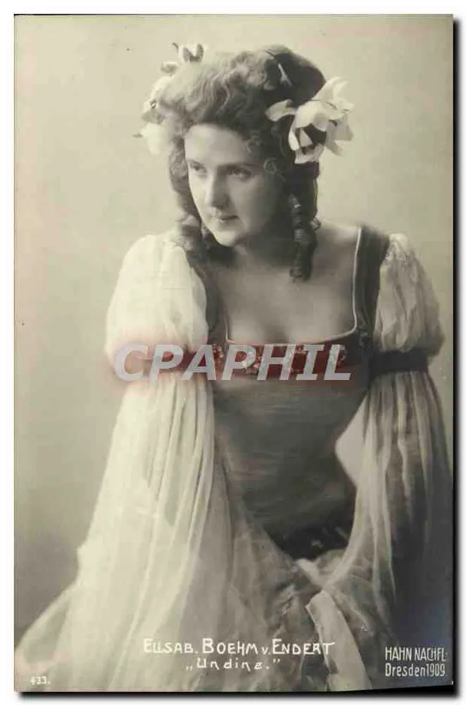 Elsab Boehm v. Endert — 'Undine' — Hahn Nachf. Dresden 1909 - Vorderseite