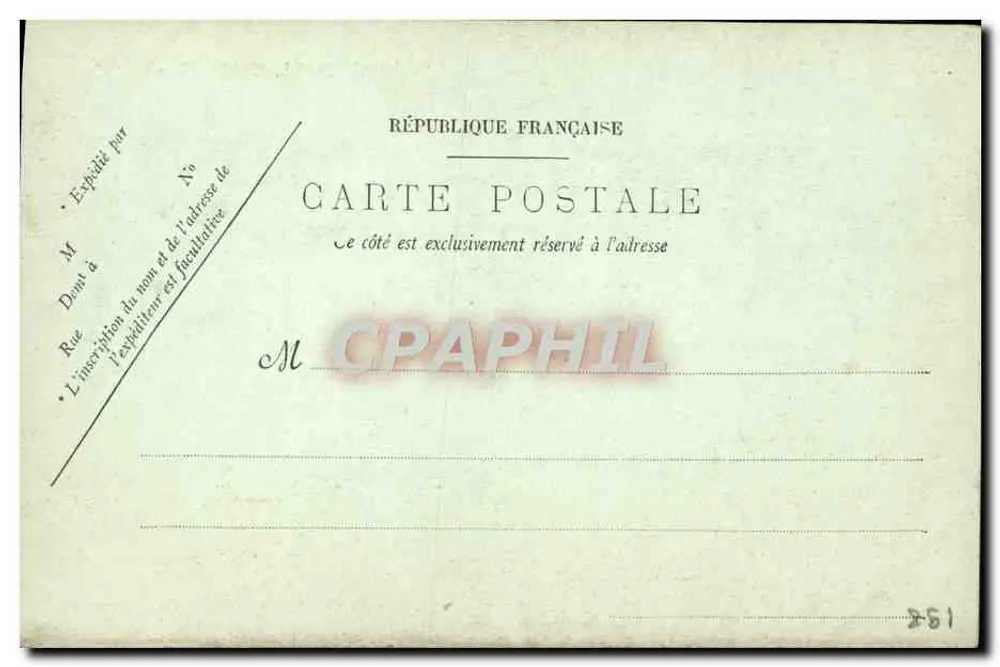 La Meurthe, Aviso-Transport — A. Bougault, Nr. 569 - Rückseite