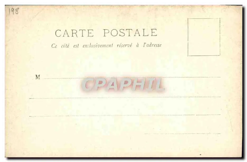 Le Henri IV — Panzerkreuzer Garde-Côtes — A. Bougault n°558 - Rückseite