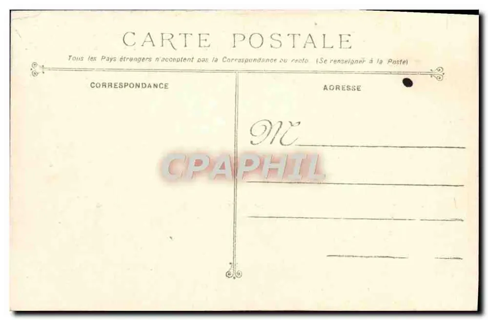 Cruzador blindado Jules Ferry — Marinha Militar Francesa — Fototipia Marus Bar, Toulon - Verso