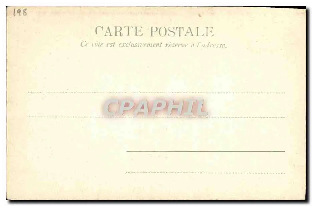 O cruzador Davoust — Paris, editor Lavoir, n° 1955 - Verso