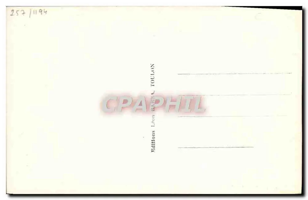 Kroczownik lotniczy Commandant TESTE — Marynarka Wojenna Francuska — Wydawnictwo Laon Bahia, Toulouse - Rewers