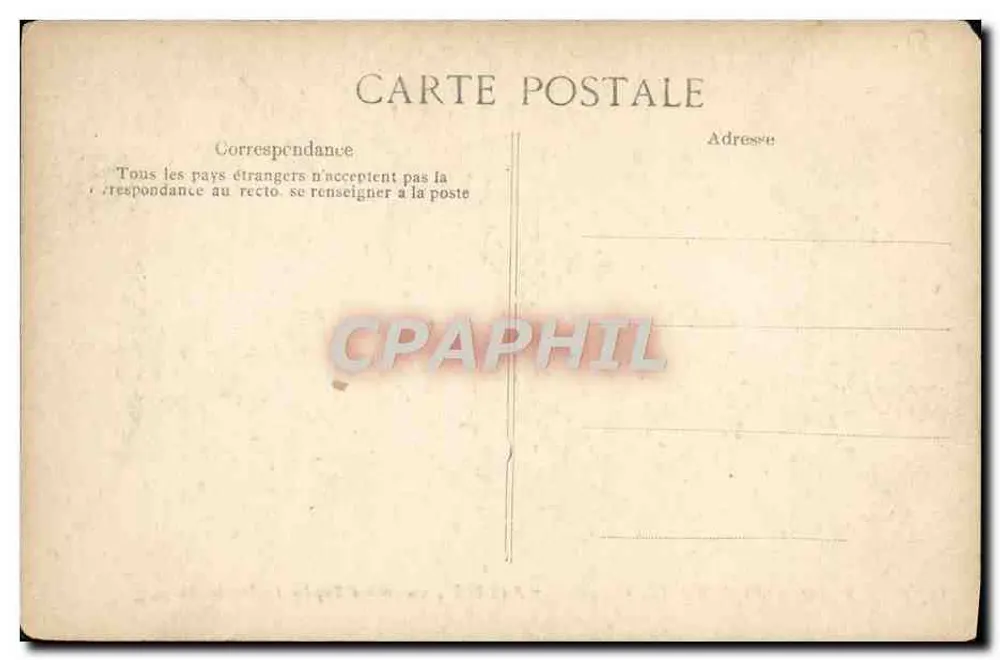 Marinha Nacional — 'Patrie', Couraçado de Esquadra 14.865 toneladas — Editor E.P.D. n°91 - Verso