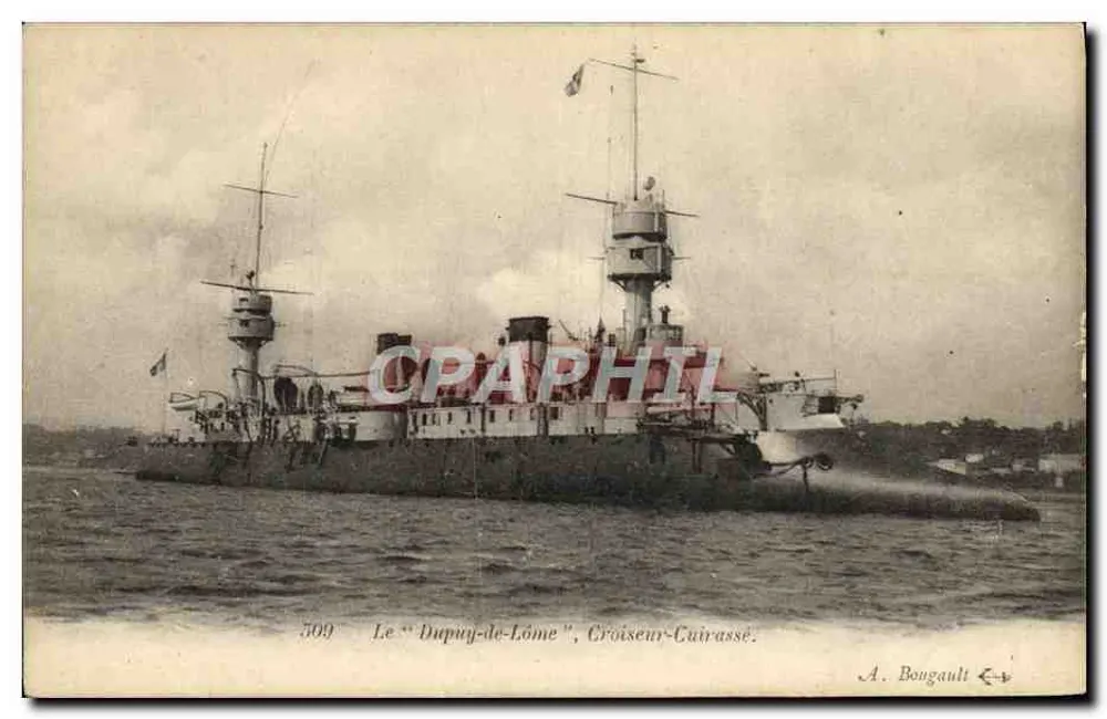Der "Dupuy-de-Lôme", Panzerkreuzer — A. Bongault, Nr. 509 - Vorderseite