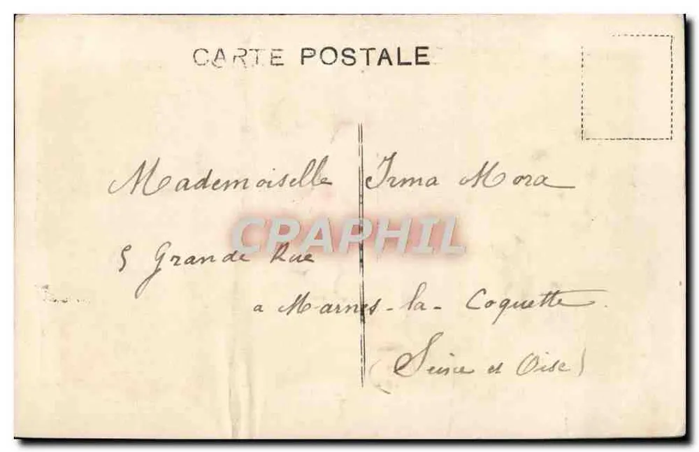 Vogel mit Kleeblatt — Rosen — Verlag Coquette, Serie 11905 - Rückseite