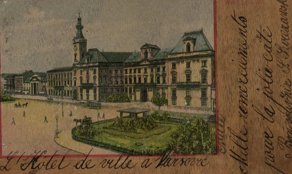 O Hotel de Cidade de Varsóvia — edição multilingue — editor não visível - Frente