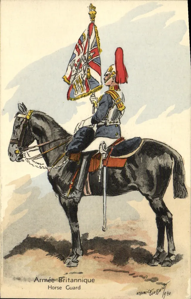 Britisches Heer — Pferdewache — MAORI FOUSSAINT 1940 - Vorderseite