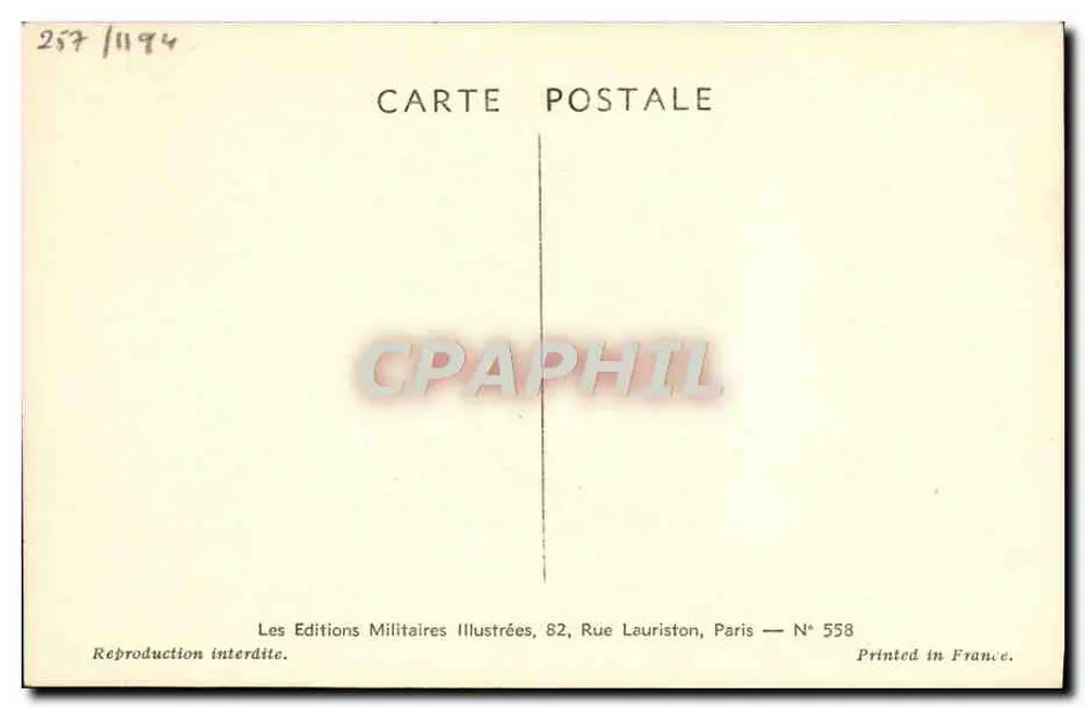 Britisches Heer — Pferdewache — MAORI FOUSSAINT 1940 - Rückseite