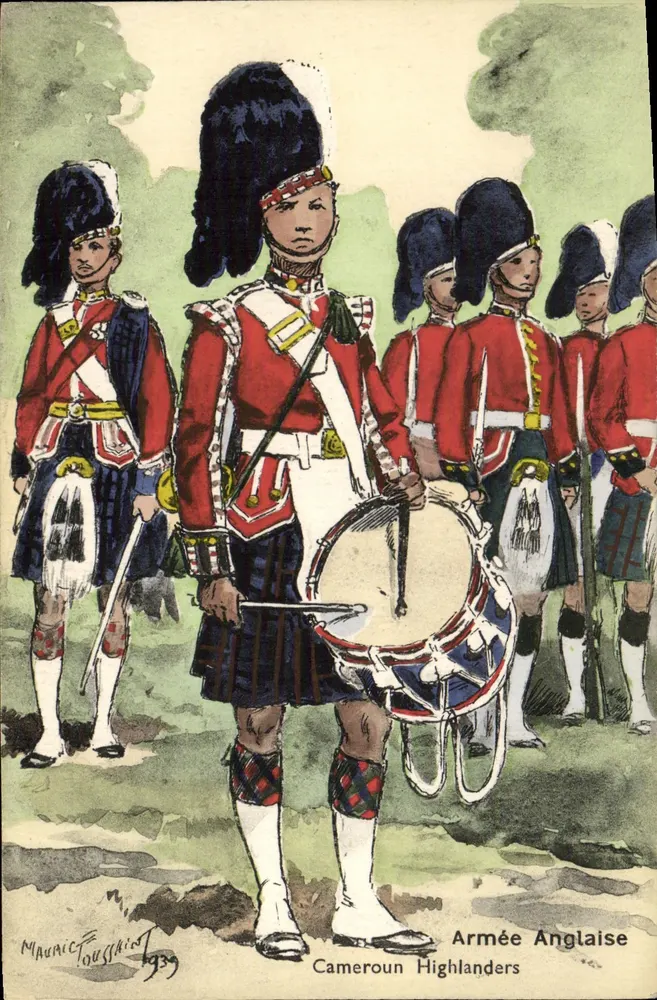 Cameroun Highlanders — Britische Armee — Mauric Toustaint 1939 - Vorderseite