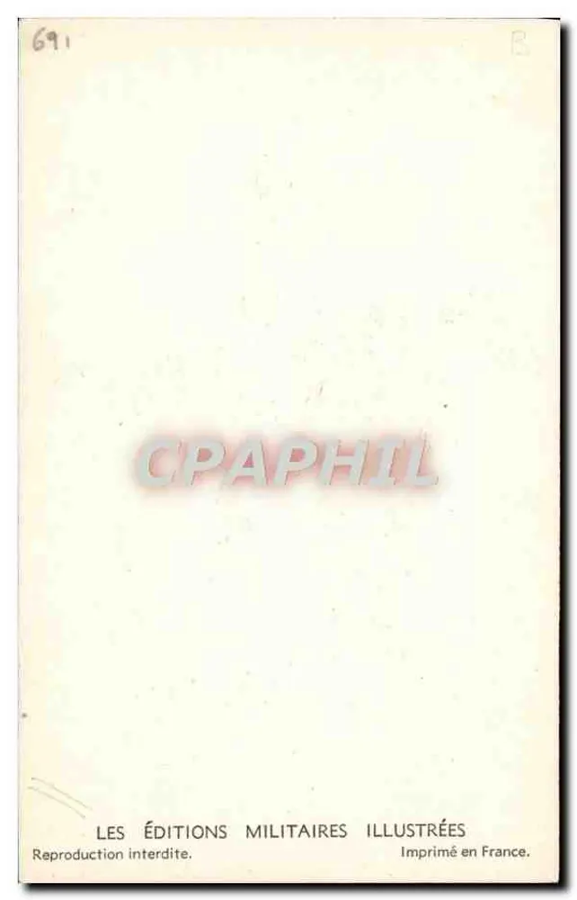 Husarze — Trąbka 1936 — Éditions Militaires Illustrées, seria VII, nr 10 - Rewers