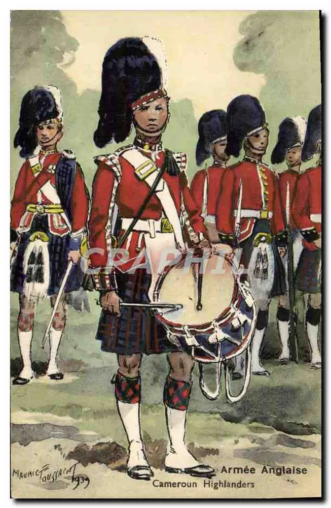 Britische Armee — Cameroun Highlanders — Maunice Taussac — N° 552 - Vorderseite