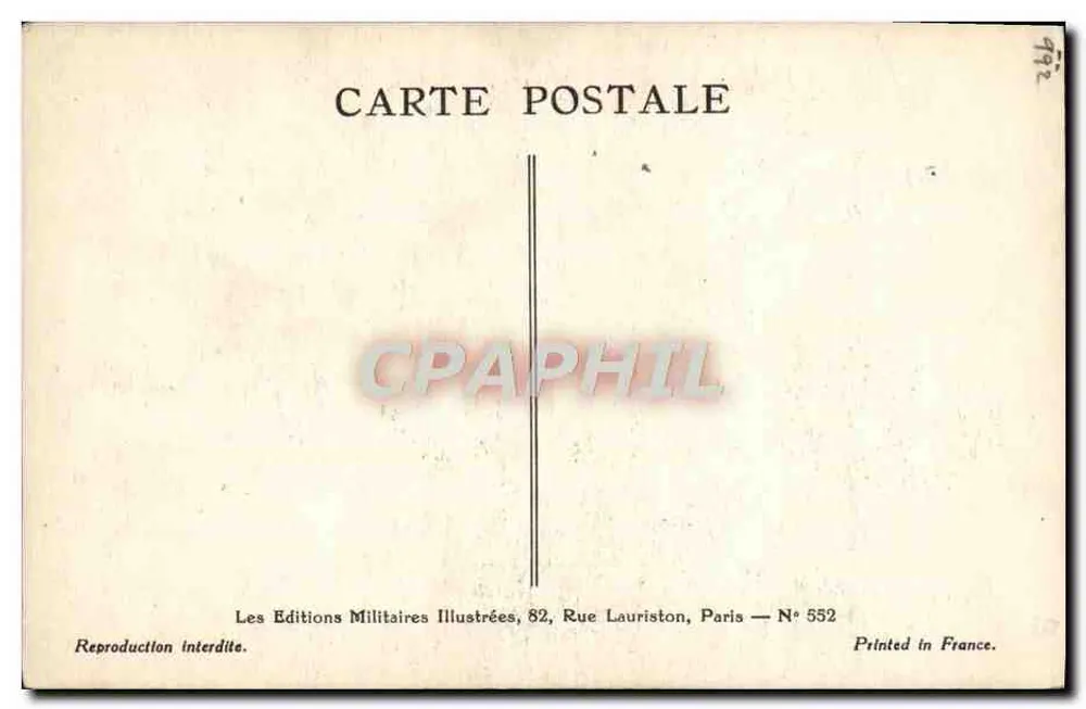Britische Armee — Cameroun Highlanders — Maunice Taussac — N° 552 - Rückseite