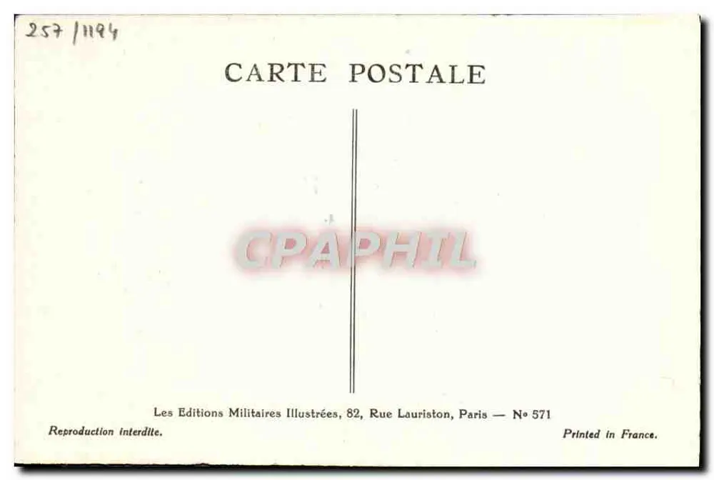 Polnische Armee — Kavallerie — Zeichnung von J. Tournant - Rückseite