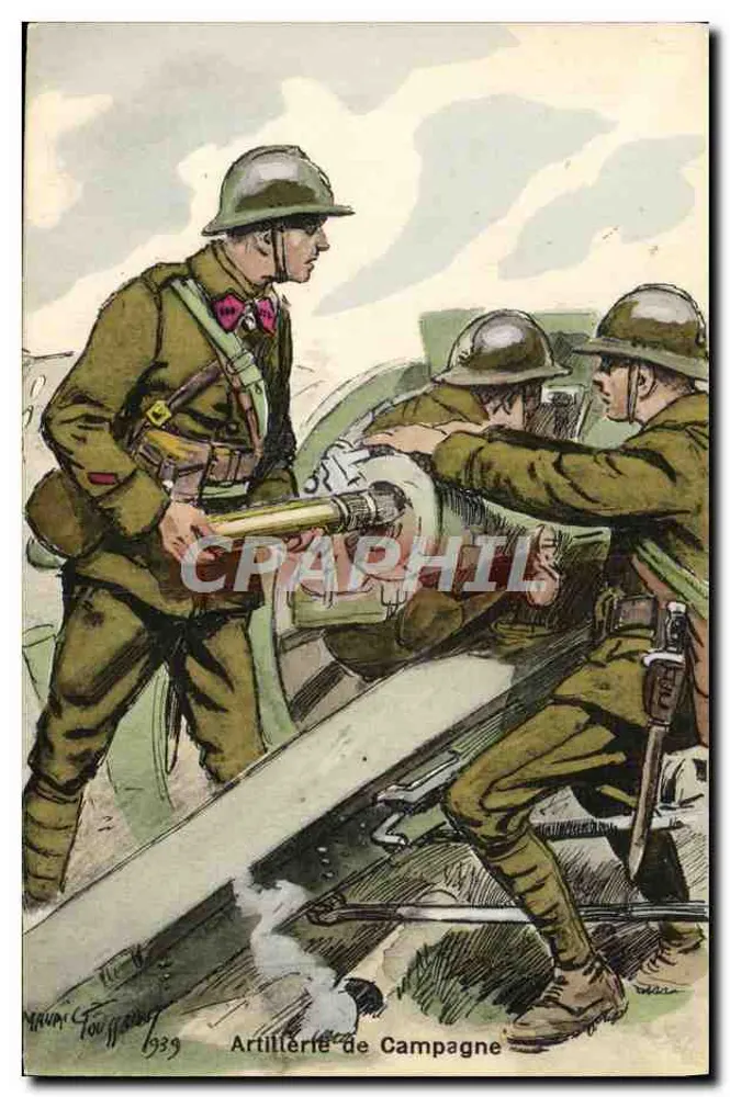 Feldartillerie — Mauny Fougaing 339 — Les Éditions Militaires Illustrées - Vorderseite