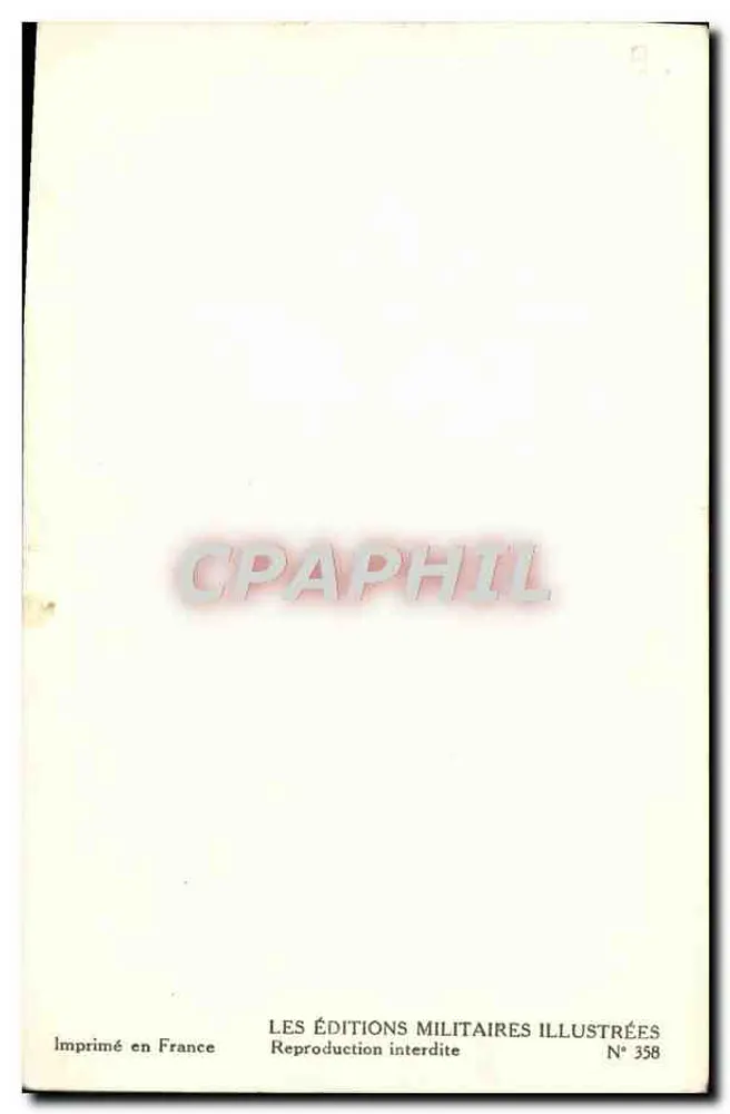 Infantaria — Porta-Bandeira — ilustração militar — n° 358 - Verso