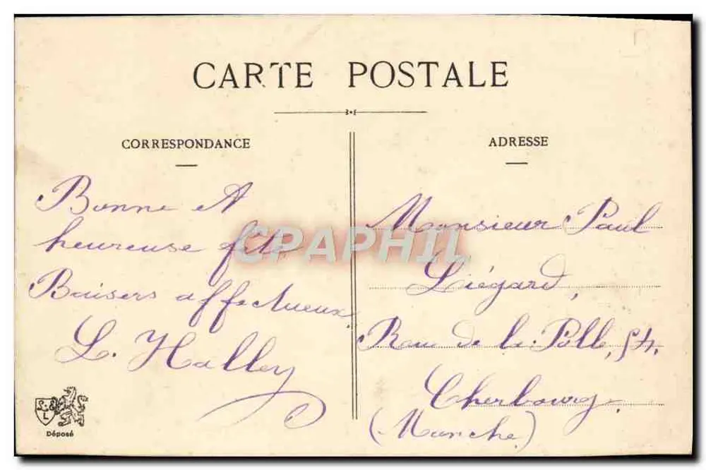 Bouquet de fleurs — Anniversaire — Éditeur non visible - Verso