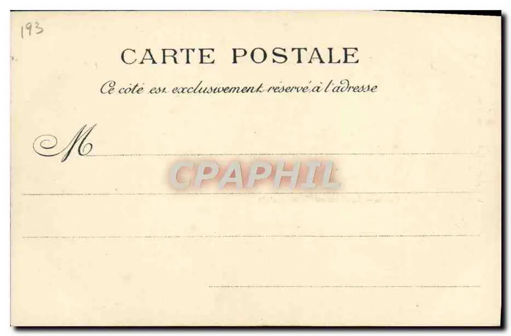 Paris — Die Seine am Pont des Arts — L. J. & Cie, Verlag Auwouleme, Paris - Rückseite