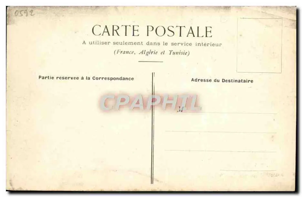 Cour du Jardinet — Mur Philippe Auguste — B. C. Vieux Paris - Rewers