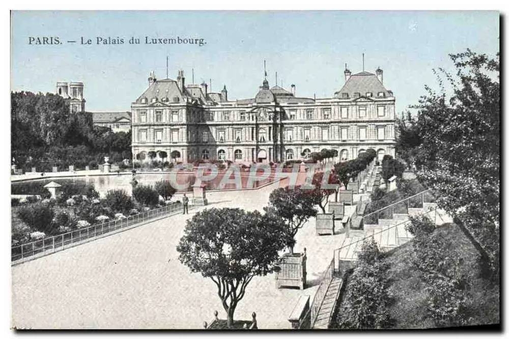 Parijs — Het Palais du Luxembourg — uitgever niet geïdentificeerd - Voorkant