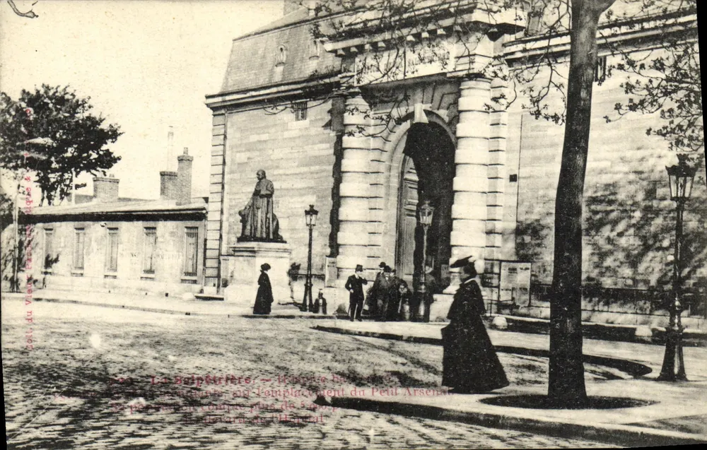 La Belpétrière — Königliches Krankenhaus, Standort des ehemaligen Kleinen Arsenal — Verlag: Coll. du Vieux Paris & Cie - Vorderseite