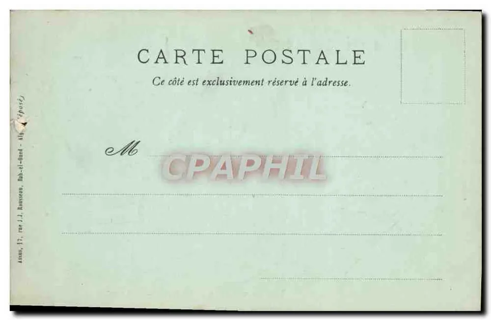 Caricature politique — figures politiques et la Tour Eiffel en arrière-plan — éditeur Assus, signé 'Assus' en bas à droite - Achterkant