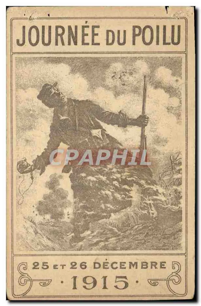 Journée du Poilu — affiche de propagande — Impressionnons Artistiques, Paris - Recto