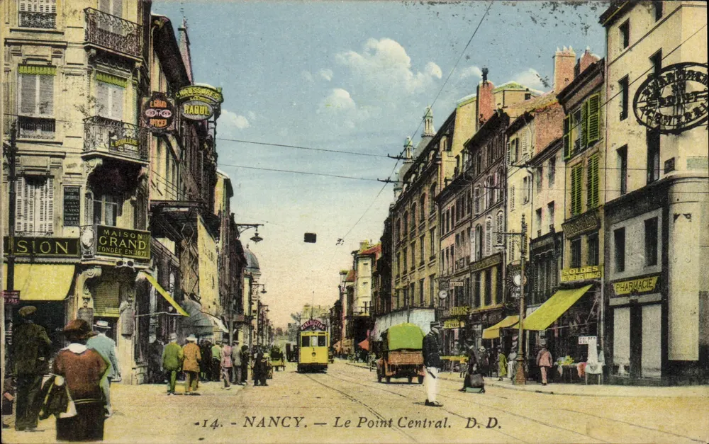 NANCY — Le Point Central — D.D. — 14. — Editor D.D. - Frente