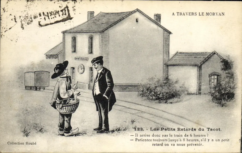 Saint-Sauveur-le-Vicomte — Małe Opóźnienia Tacka — Kolekcja Rouubé - Awers