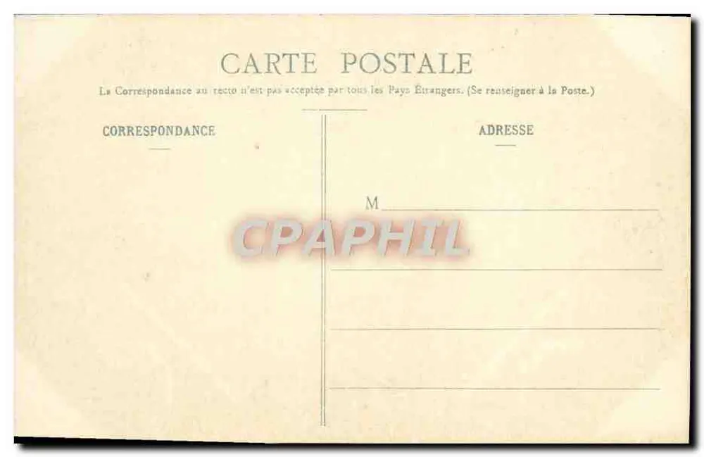 Normannische Frau in weißem Kopftuch — Warte — Normandie, Antike Ansichtskarte Serie n°47 - Rückseite