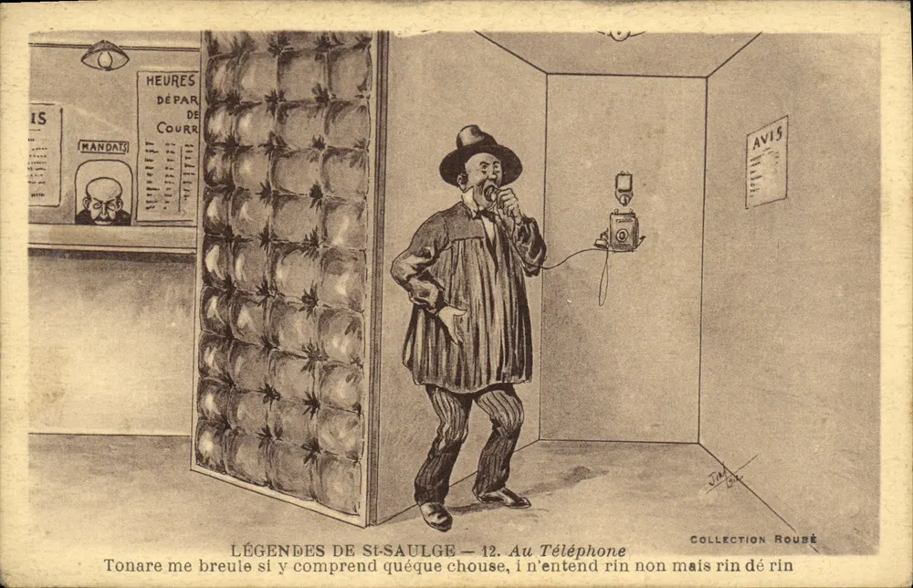 Lendas de St-Saulge — 12. Ao Telefone — Coleção Roubé - Frente