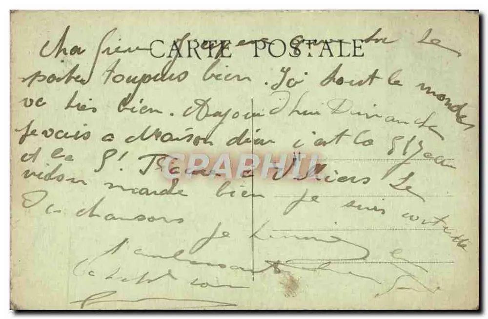 Scènes Morvandelles — 3. Nourrice — Imp. H. Wayer, Prémery - Rückseite
