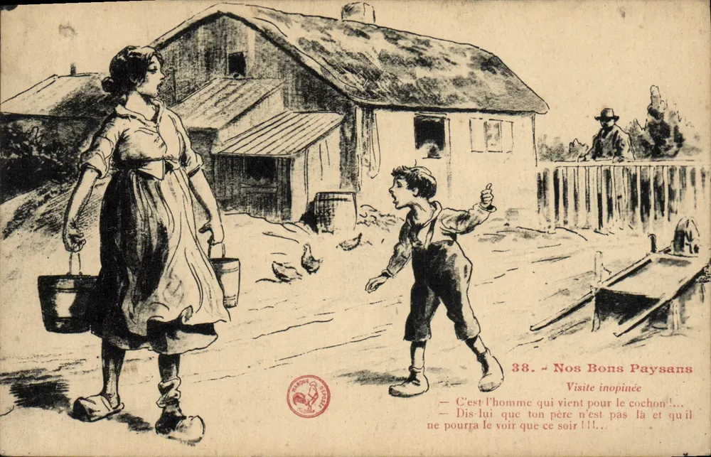 Nossos Bois Camponeses — Visita Inesperada — Éditions de la Maronne, n°38 - Frente